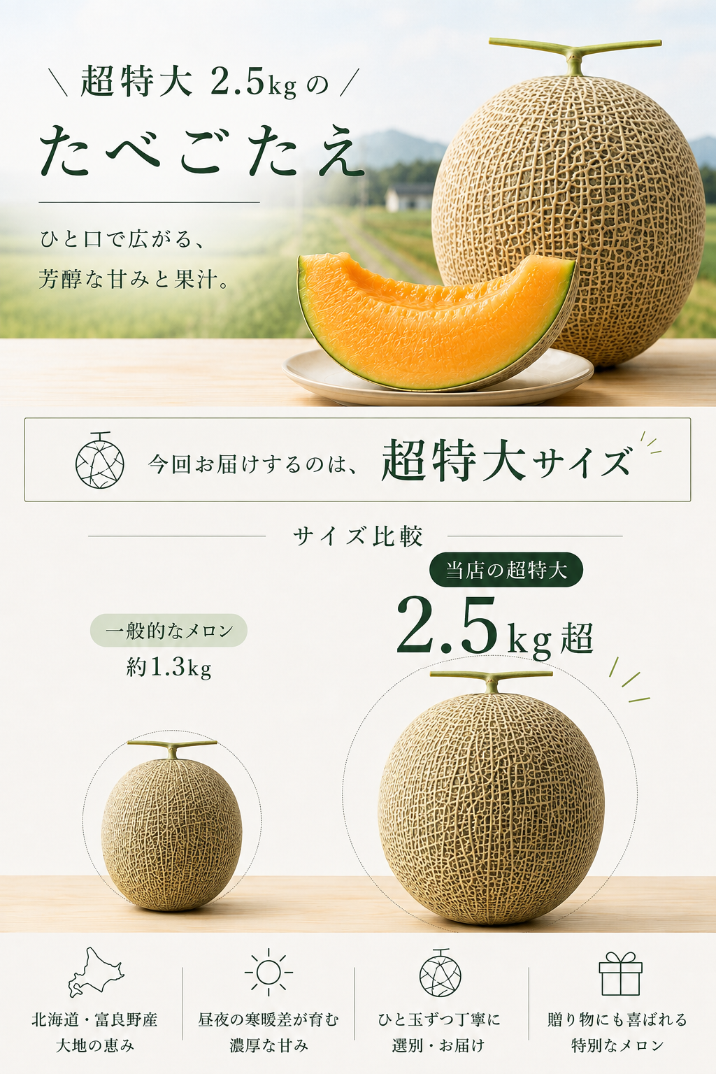 超特大メロン（1玉）